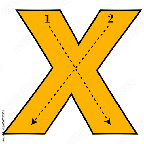 Capital Letter Tracing Guide