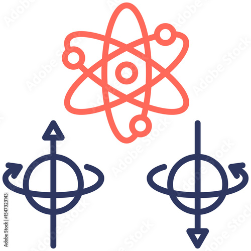 Quantum Spin Icon