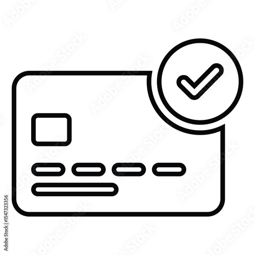 credit card set line icon design. credit card set thin black outline symbol vector illustration. editable stroke icon on transparent background.