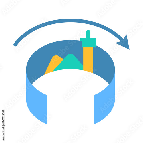 Vr Tourism Icon