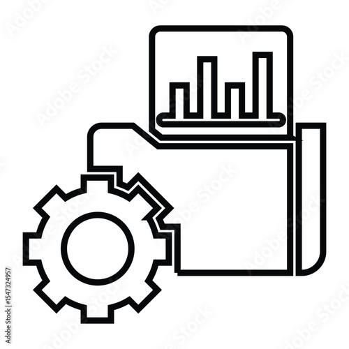 data line icon design. data thin black outline symbol vector illustration. editable stroke icon on transparent background.