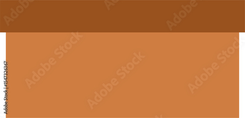 Terra Cotta Planter: Minimalist Soil Container Illustration