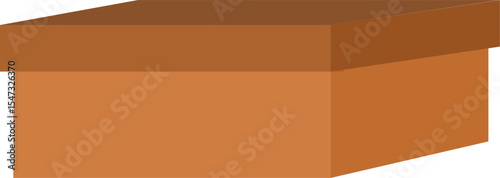 Simple Brown Box, Geometric Form