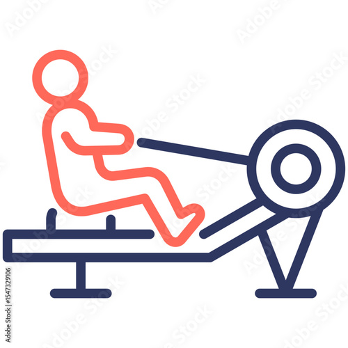 Rowing Machine Icon