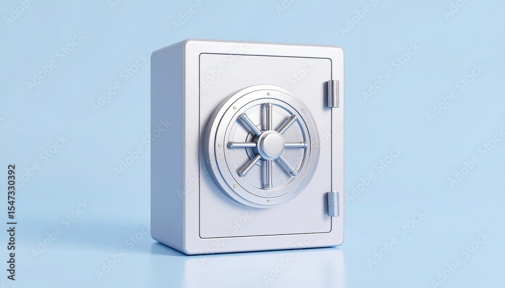 Secure Silver Steel Safe Box with a Sturdy Metal Dial Lock A Symbol of Safety and Security for Valuables Secure Silver Steel Safe Box with a Sturdy Metal Dial Lock A Symbol of Safety and Security for Valuables
