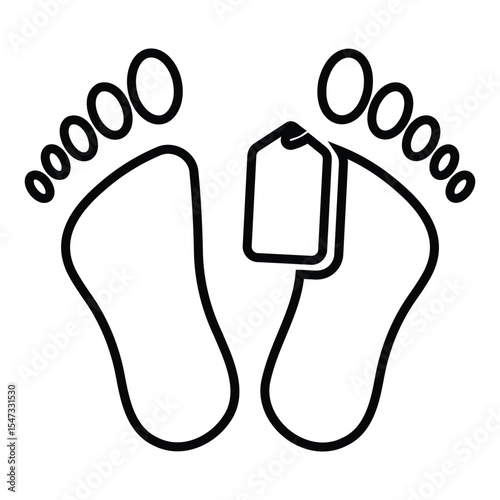 died line icon design. died thin black outline symbol vector illustration. editable stroke icon on transparent background.
