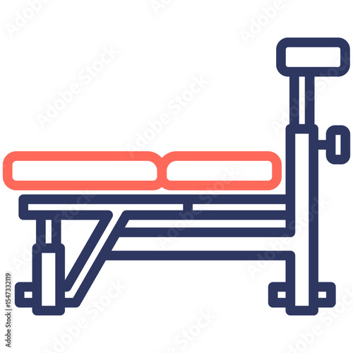 Weight Bench Icon