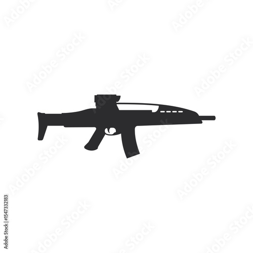 army firearm icon vector design in trendy style
