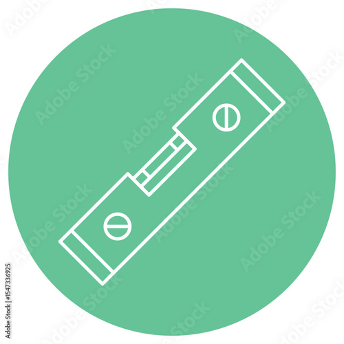 Waterpass sign symbol vector flat icon