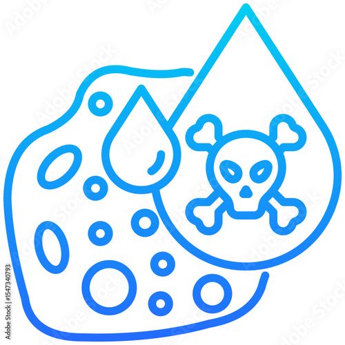 Heavy Metal Contamination Icon