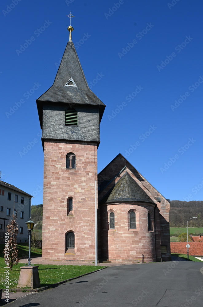 Fototapeta premium Katholische Kirche Sinntal-Sannerz