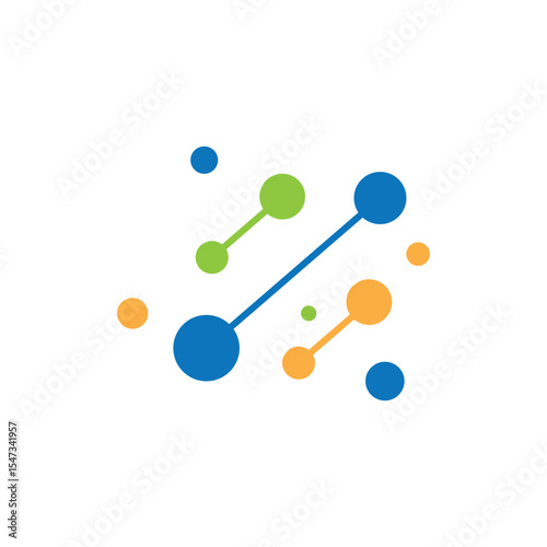 DNA illustration logo vector