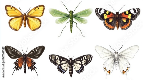 An illustration is provided that shows common pests of lawns in Florida and their names