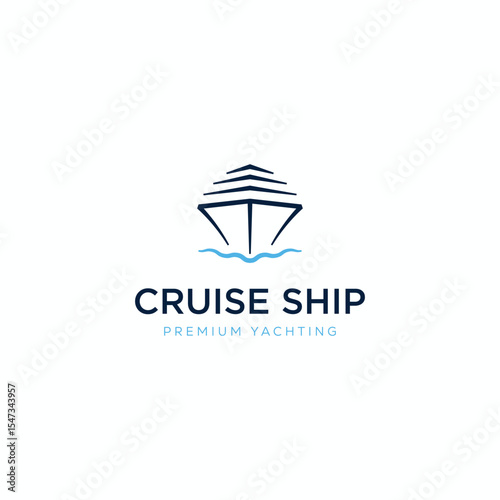 Cruise ship logo