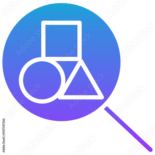 observability architecture glyph gradient icon