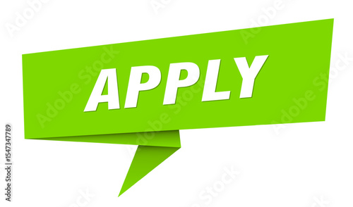 apply banner. apply speech bubble, label, sticker, sign template