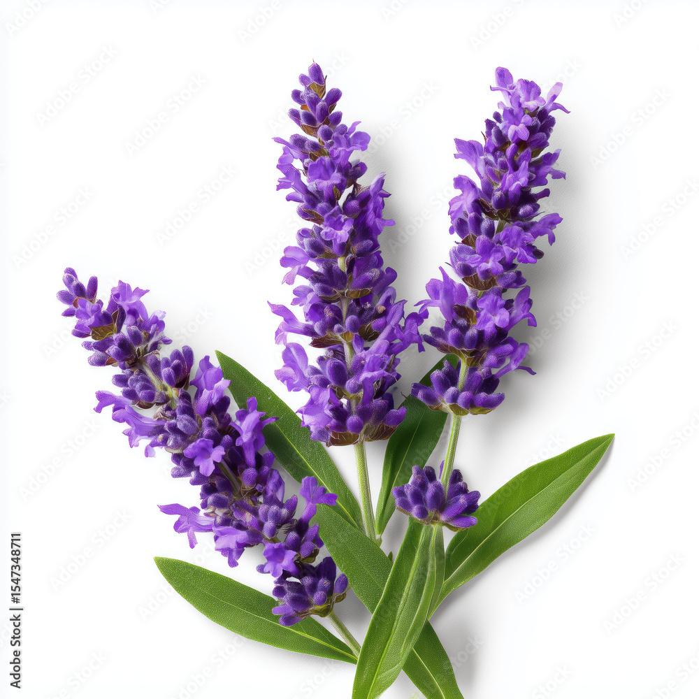 Fototapeta premium Stunning Lavender Bouquet - A Floral Delight , isolated on white background png
