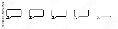 Pop up icon flat illustration set logo