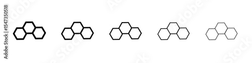 propolis icon flat illustration set logo
