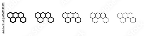propolis icon flat illustration set logo