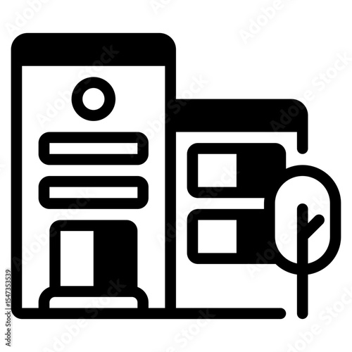 Smartphone with App Interface
