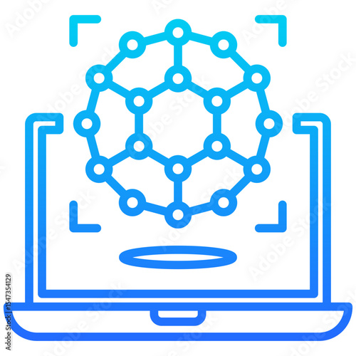 Quantum Simulation Icon