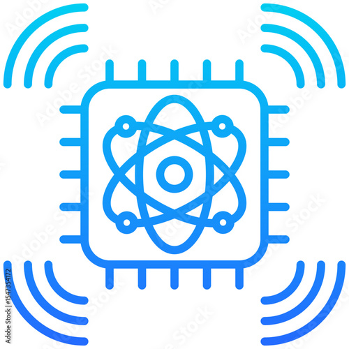 Quantum Sensor Array Icon