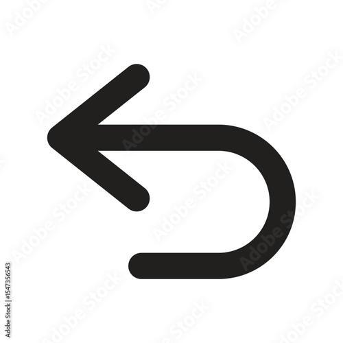 Back Navigation Lineart Icon