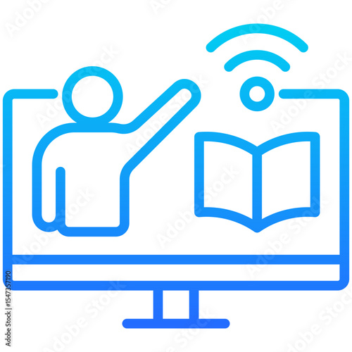 Online Learning Icon