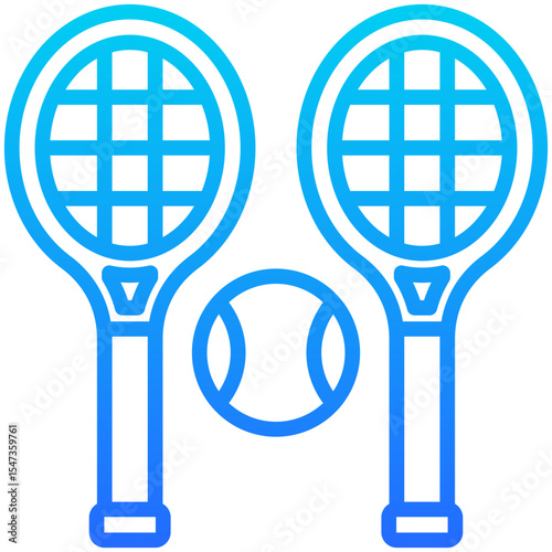 Tennis Racket Icon