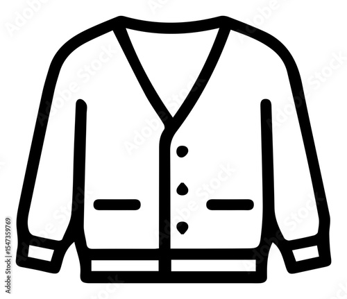 Classic Knitted Cardigan Sweater Warm and Stylish Outfit Essential Wardrobe