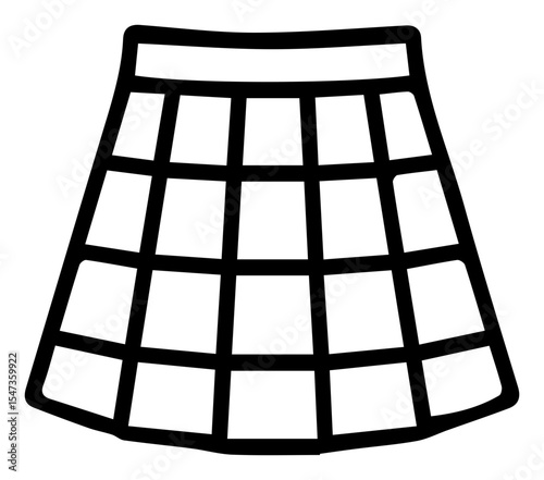 Trendy Plaid Skirt Silhouette A Classic Fashion Piece Style Icon