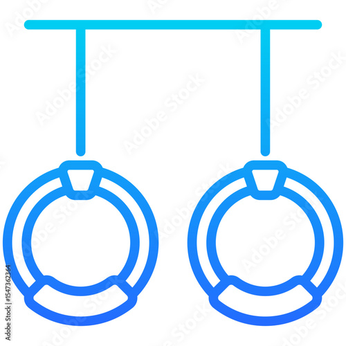 Gymnastics Rings Icon
