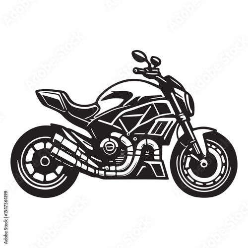 Printable Motorcycle Clipart Set Cruiser Dual Sport and Sport Bike Silhouettes for Sublimation Use

