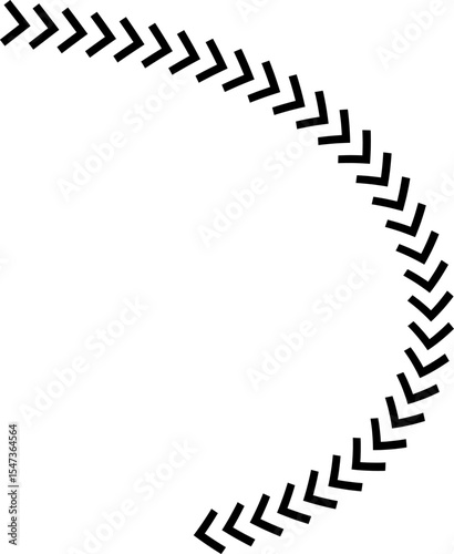 Wavy Curved Arrows Set – Hand Drawn Style Vector Illustration