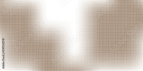Beige Halftone Grid Gradient – Abstract Retro Texture Background Design.