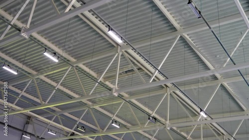 Industrial Warehouse or Factory Ceiling Structure