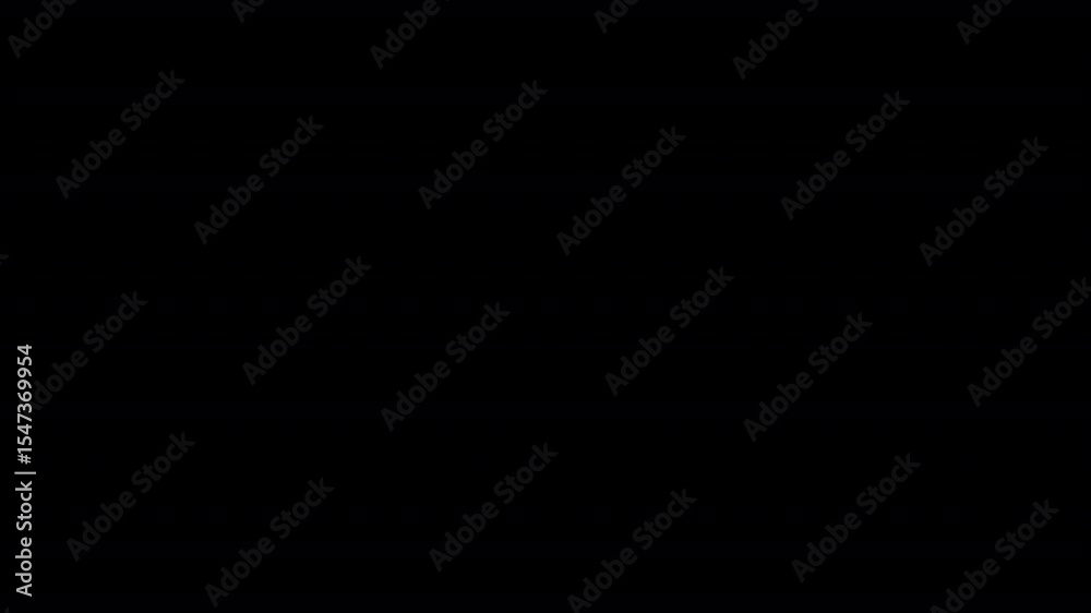Get ready text animation, intentional distortion effect on transparent background
