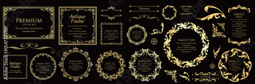 Fashionable frame. Design template. A set of gorgeous foreheads.

