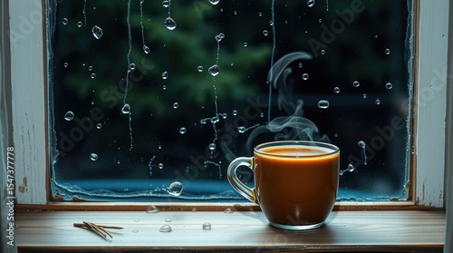 Fototapeta Naklejka Na Ścianę i Meble -  glass of coffie