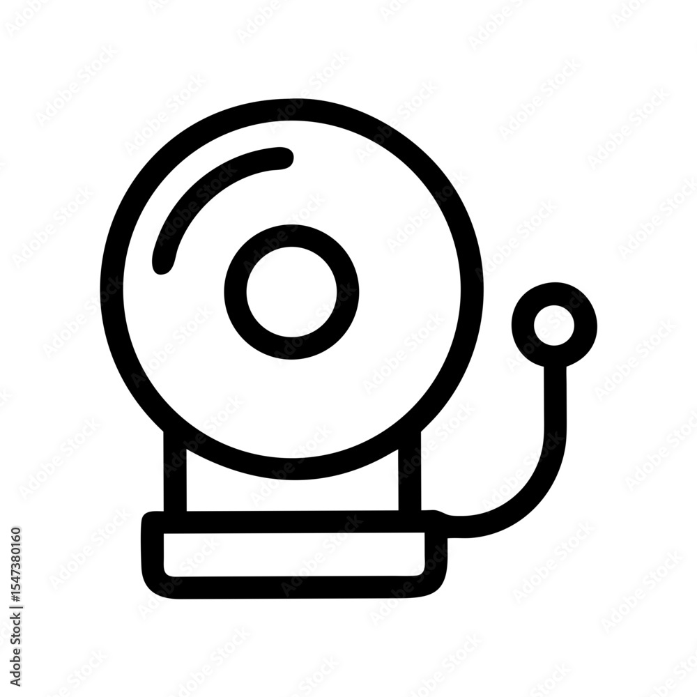 Crisp school bell silhouette icon set, vector cutout design, transparent background Crisp school bell silhouette icon set, vector cutout design, transparent background