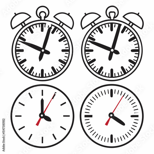 Time clocks alarm clocks analog clocks time management punctuality schedule