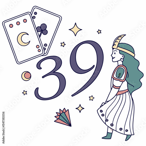 Mystical number thirty nine tarot cards fortune teller