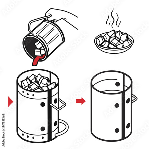Charcoal chimney starter instructions easy bbq grilling