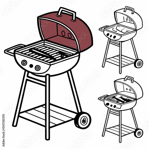 Barbecue grill cooking outdoor summer food