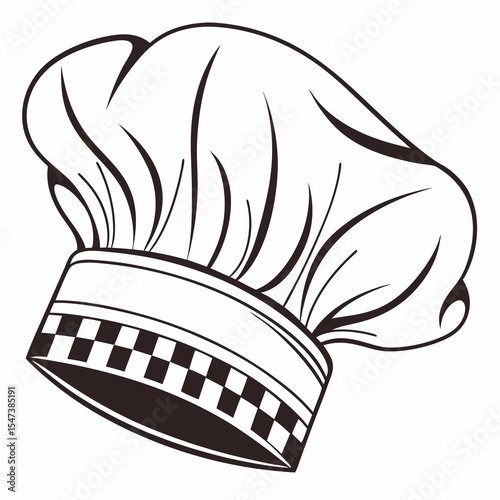 Chefs hat culinary cooking restaurant food design