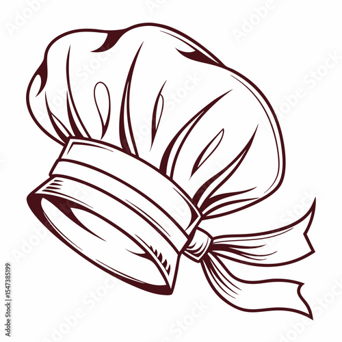 Chefs hat culinary cooking restaurant food design