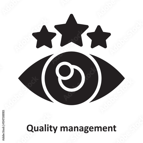 Quality management Vector Icon which can easily modify or edit