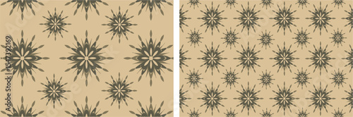 Flower design background, pattern sets background, design of flowers art vector , seamless floral texture background