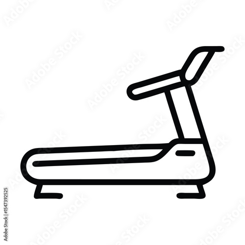 Treadmill vector graphics illustration eps source file